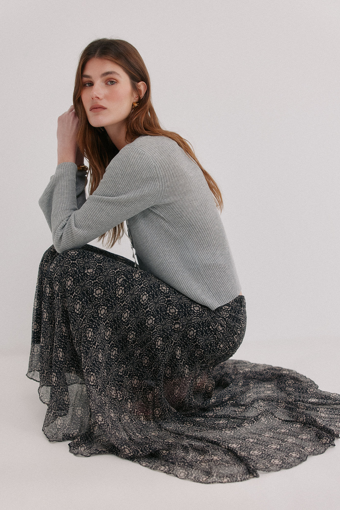 Hoss Intropia Roc&iacute;o. Falda estampada Multicolor