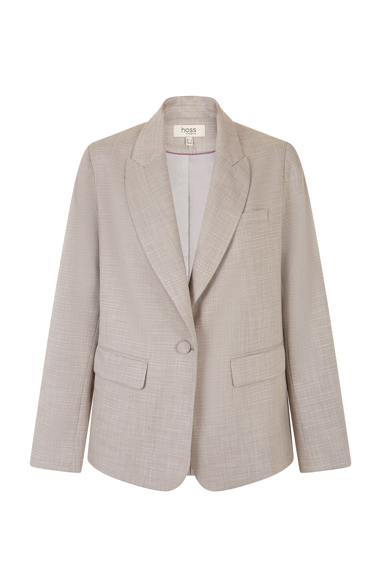 Hoss Intropia Eug&egrave;ne. Blazer cierre cruzado Gris