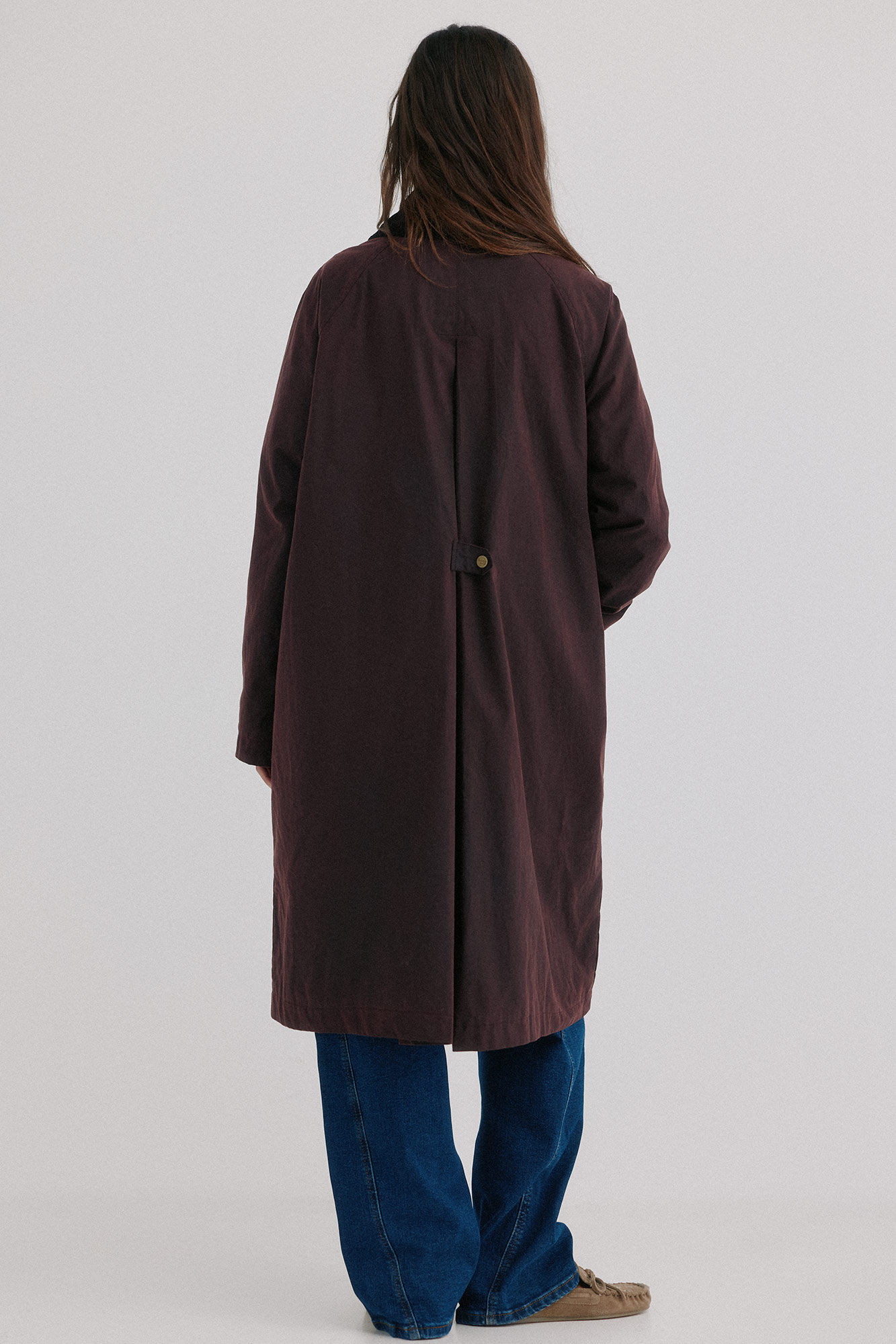 Hoss Intropia Damaris. Trench con bolsillos Granate