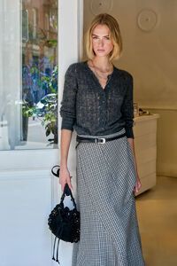 Hoss Intropia Romilda. Falda cuadros