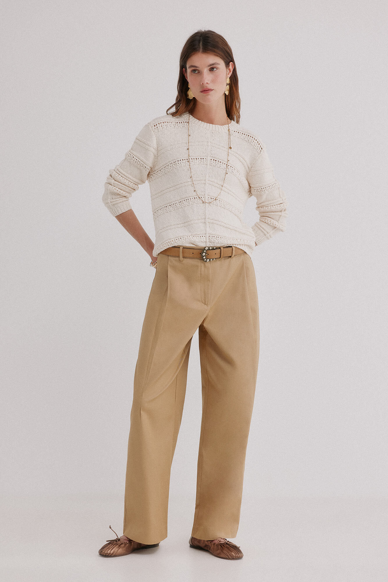 Hoss Intropia Iseult. Camisola com textura