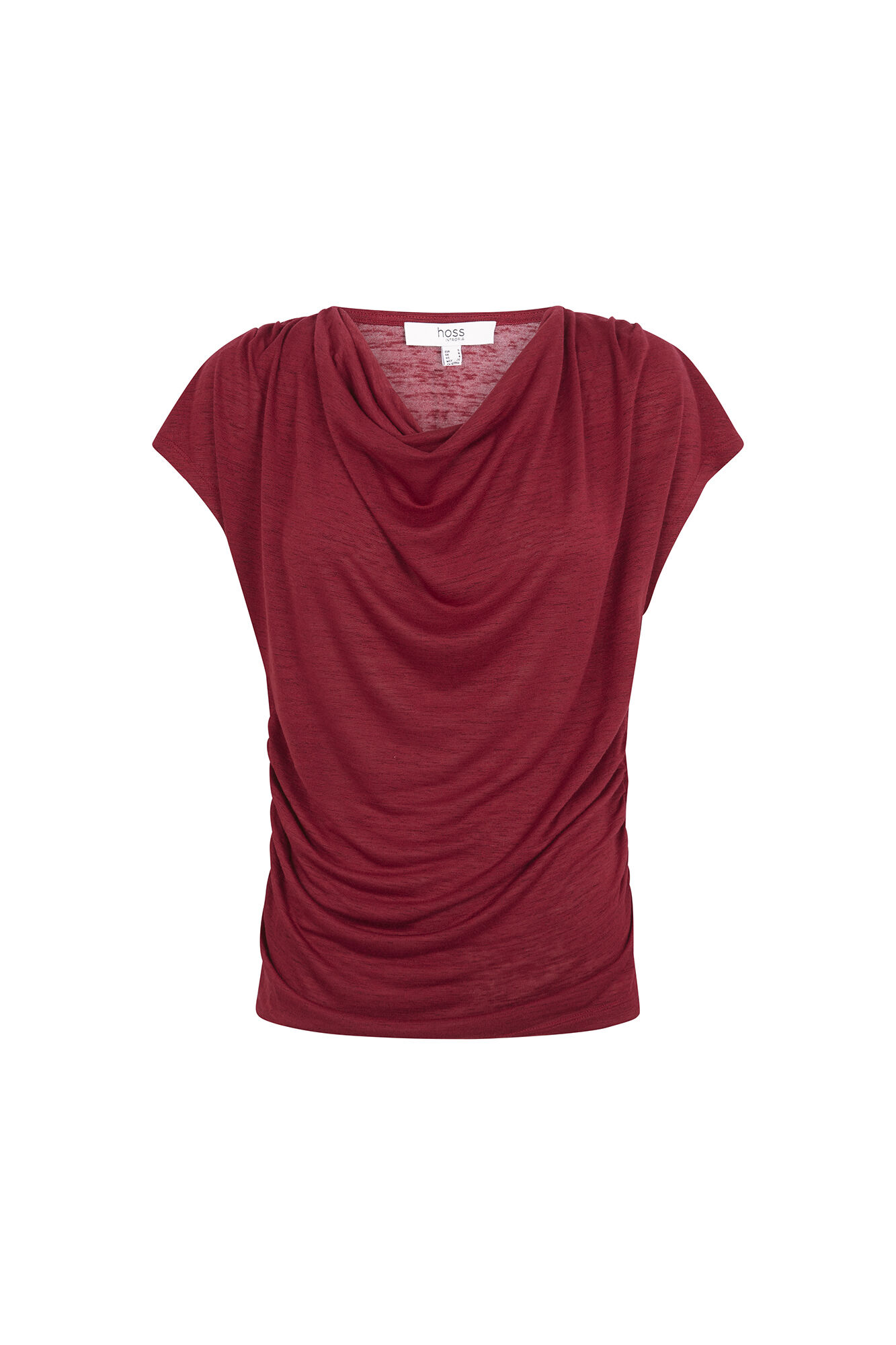 Hoss Intropia Mia. Draped T-shirt Coral