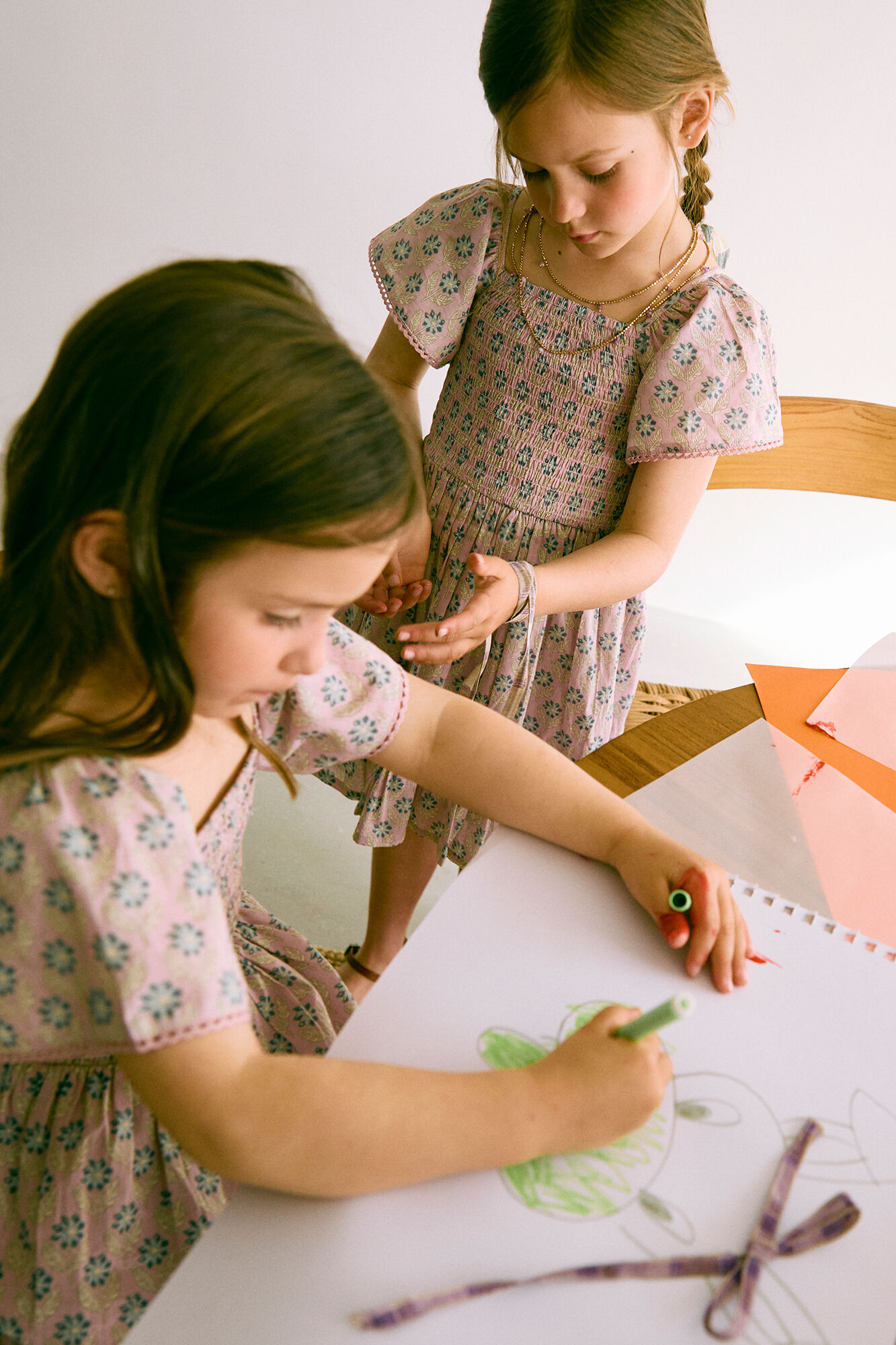 Hoss Intropia Ana. Vestido curto fluido Multicolorido