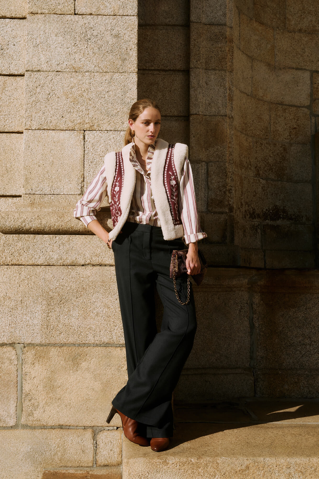 Hoss Intropia Poppy. Pantal&oacute;n recto