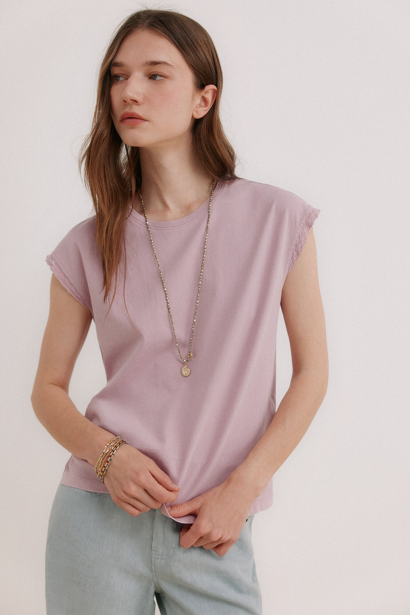 Hoss Intropia Momo. Camiseta lavada