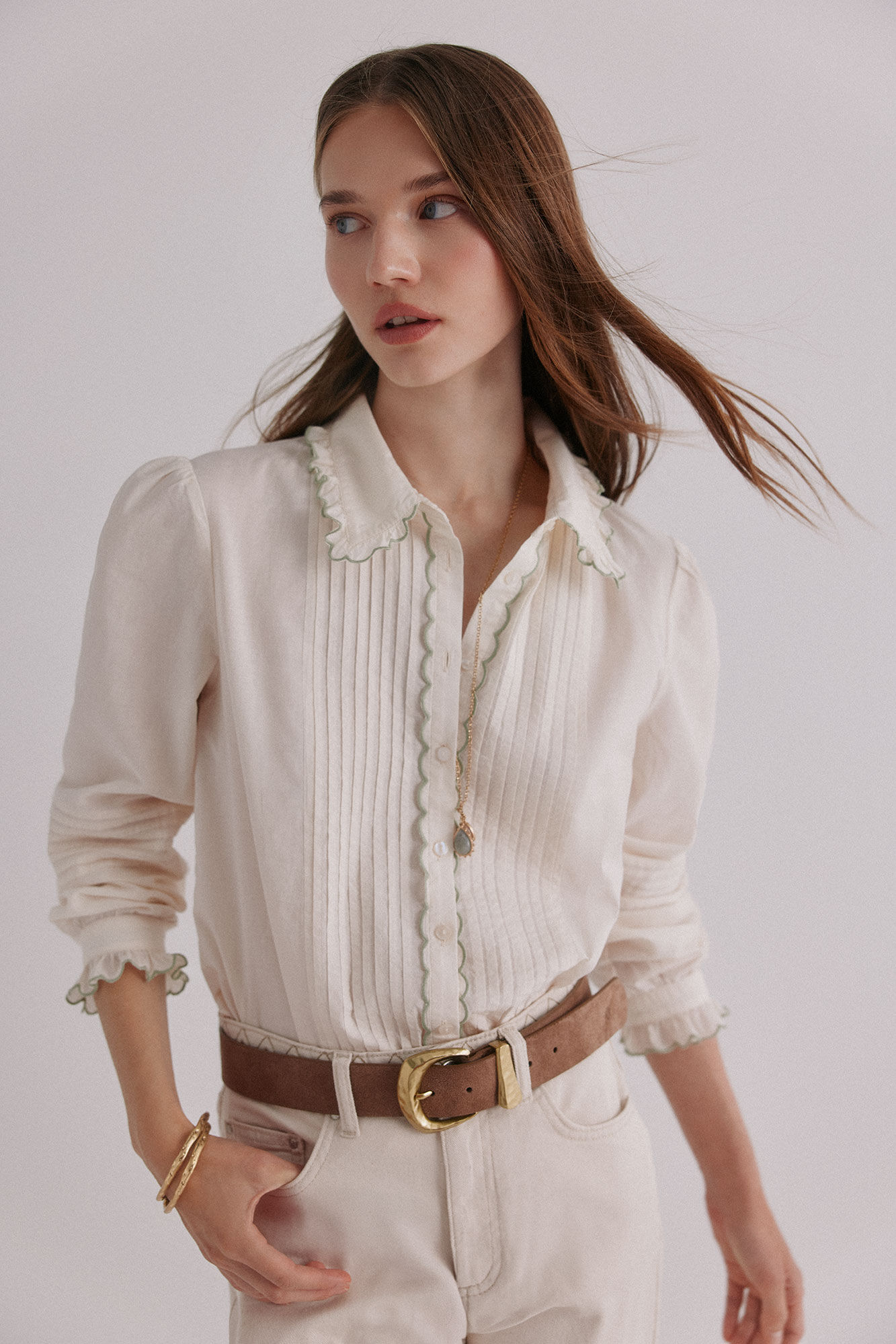 Hoss Intropia Catalina. Blusa rom&aacute;ntica