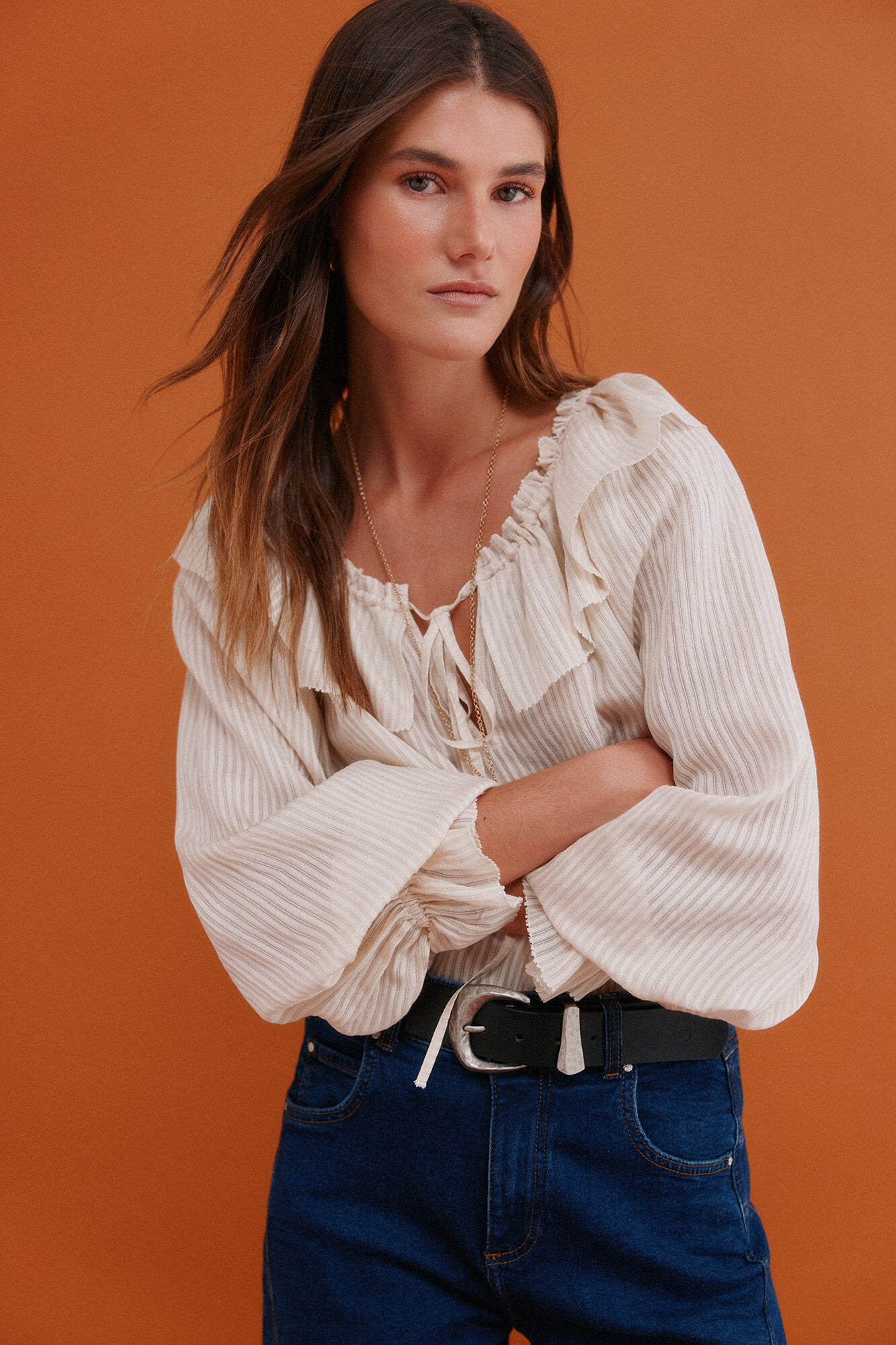 Hoss Intropia Cassandra. Blusa rom&aacute;ntica