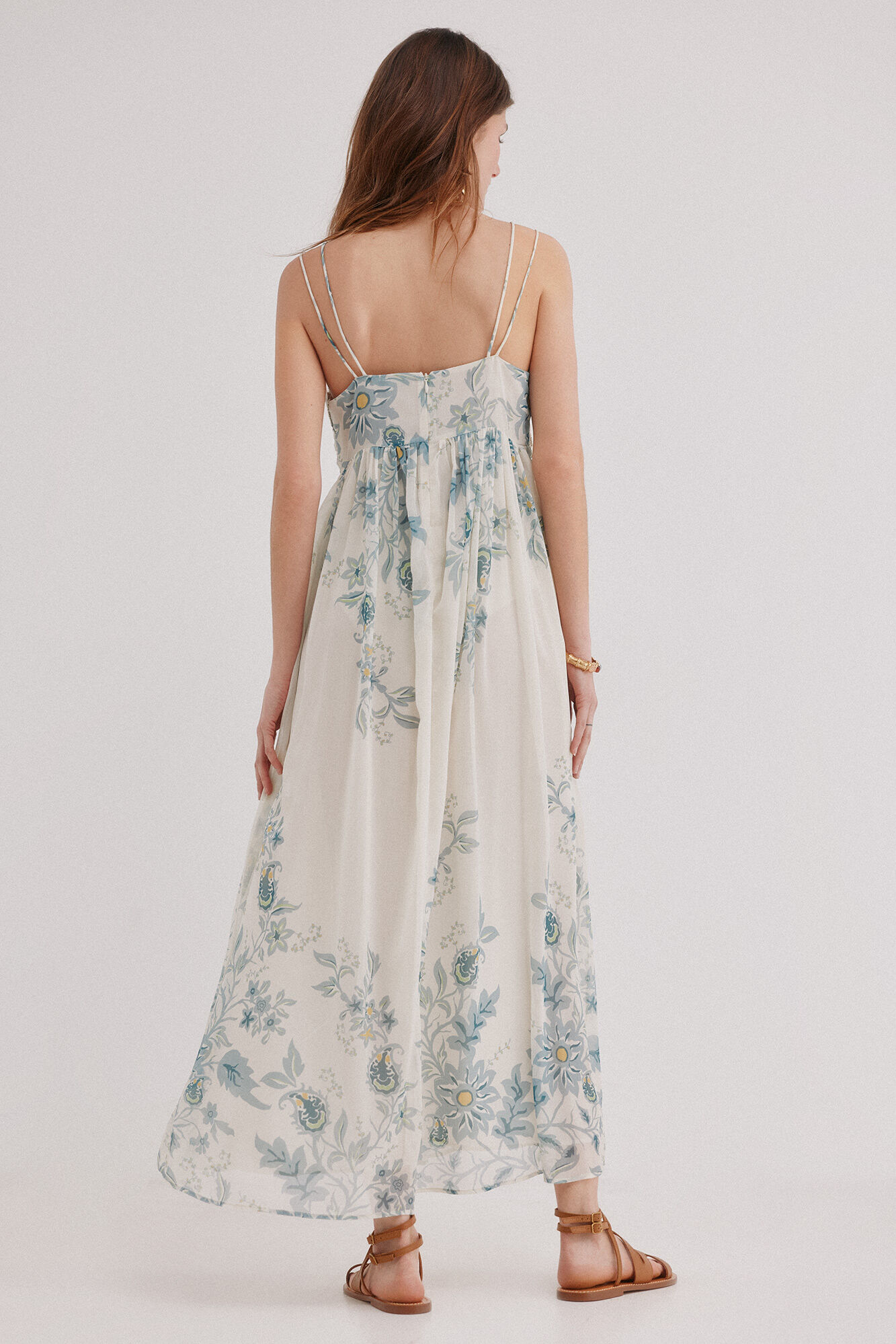 Hoss Intropia Aria. Printed dress white