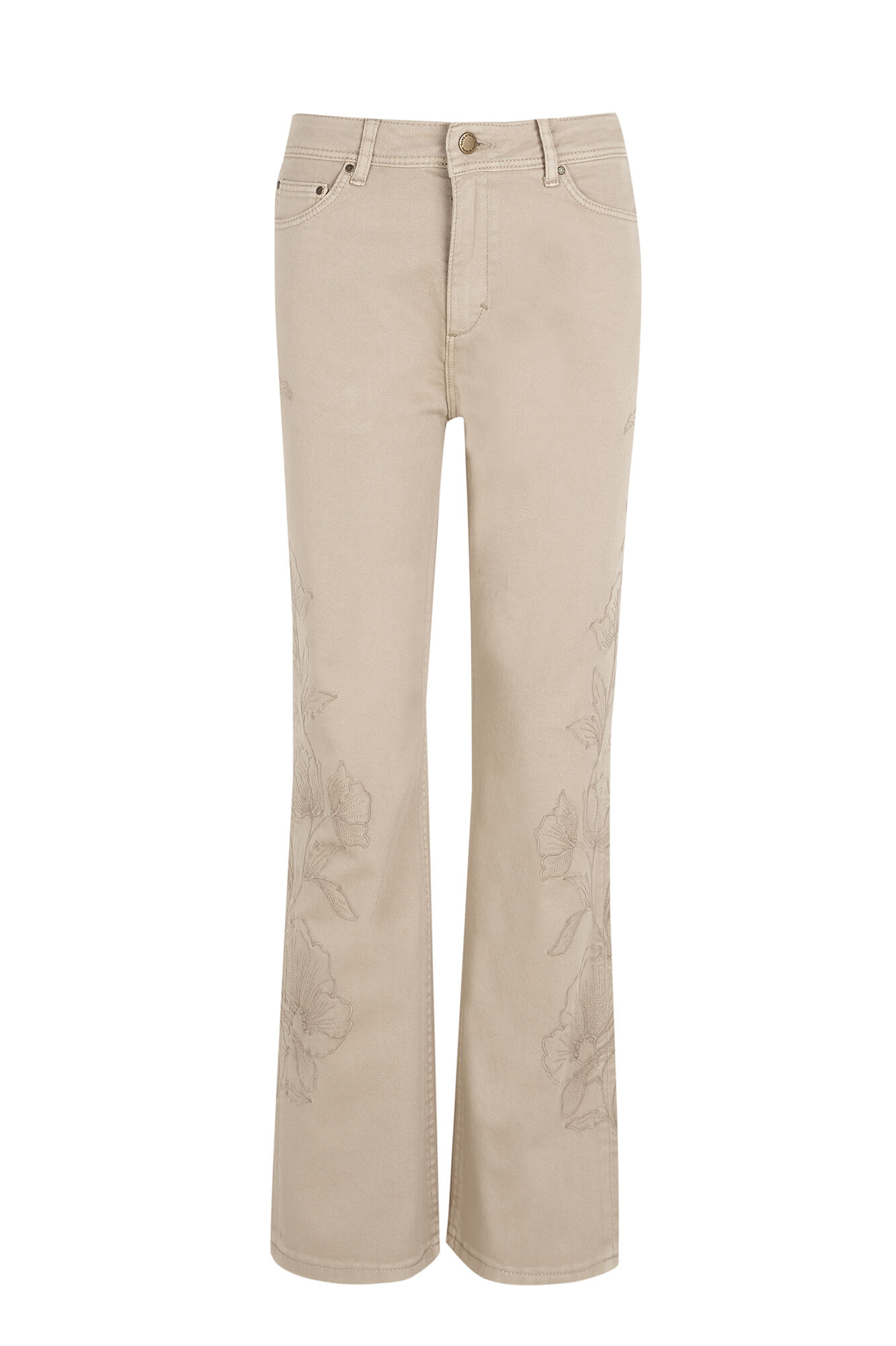 Hoss Intropia Betsy. Jeans bootcut Marfil