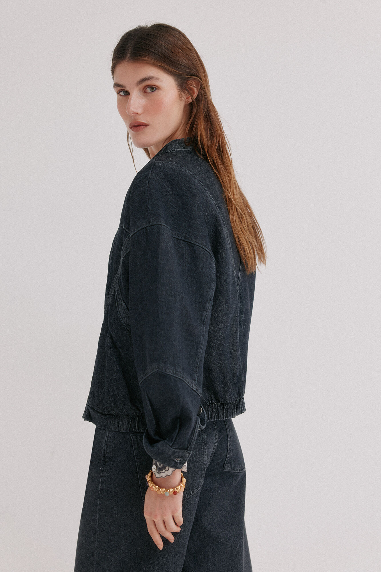 Hoss Intropia Erica. Chaqueta denim Azul