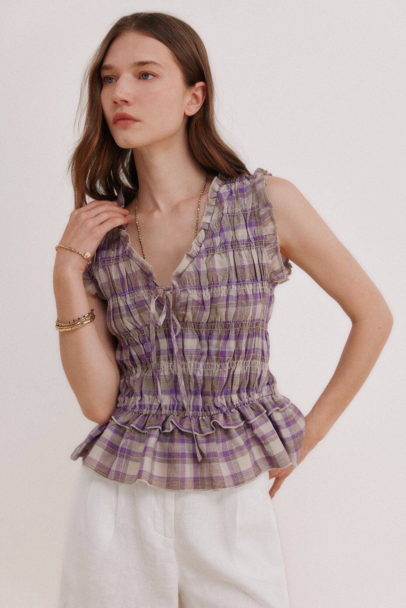Hoss Intropia Galilea. Top cuadros