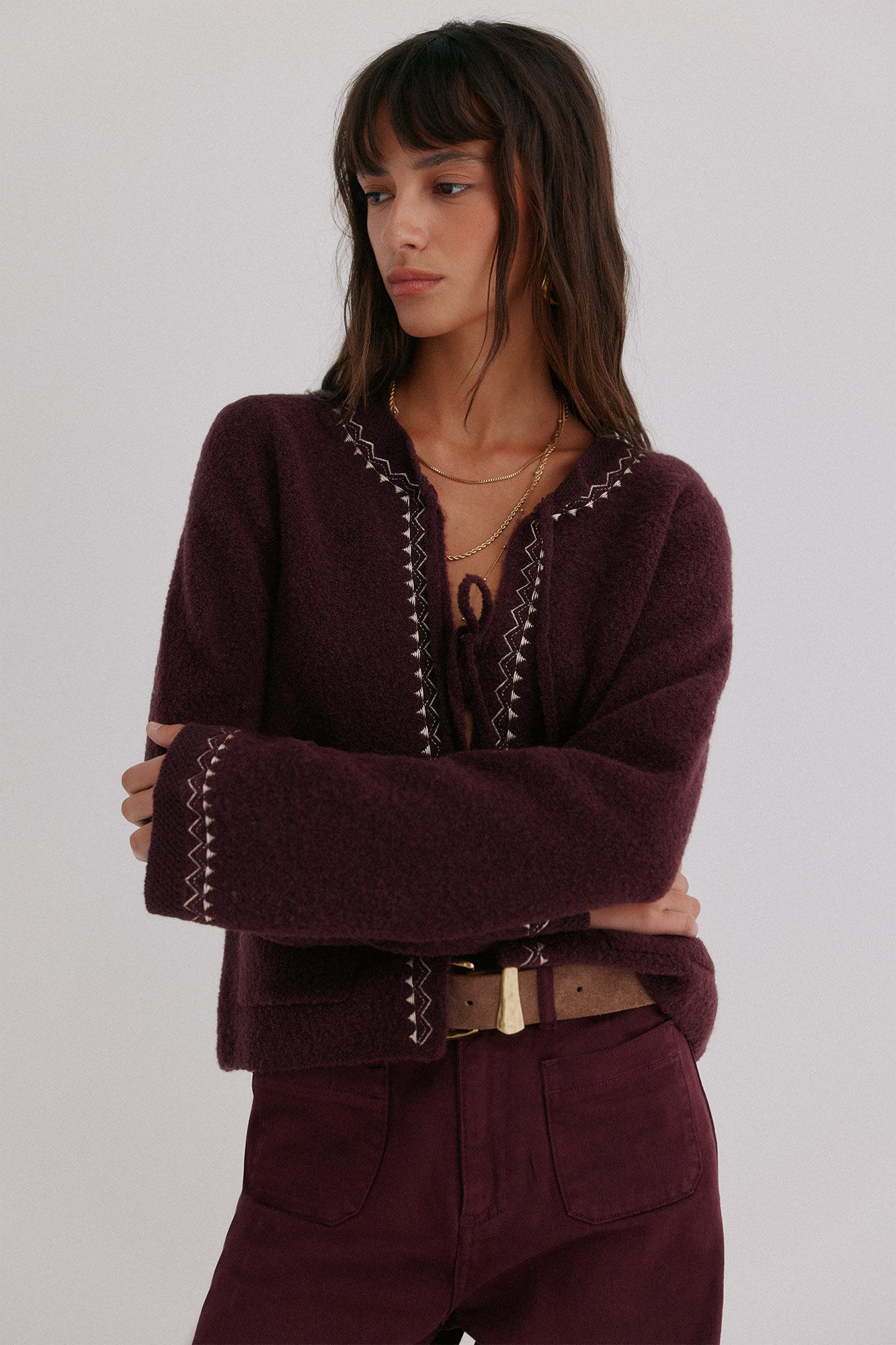 Hoss Intropia Nala. Chaqueta bordada