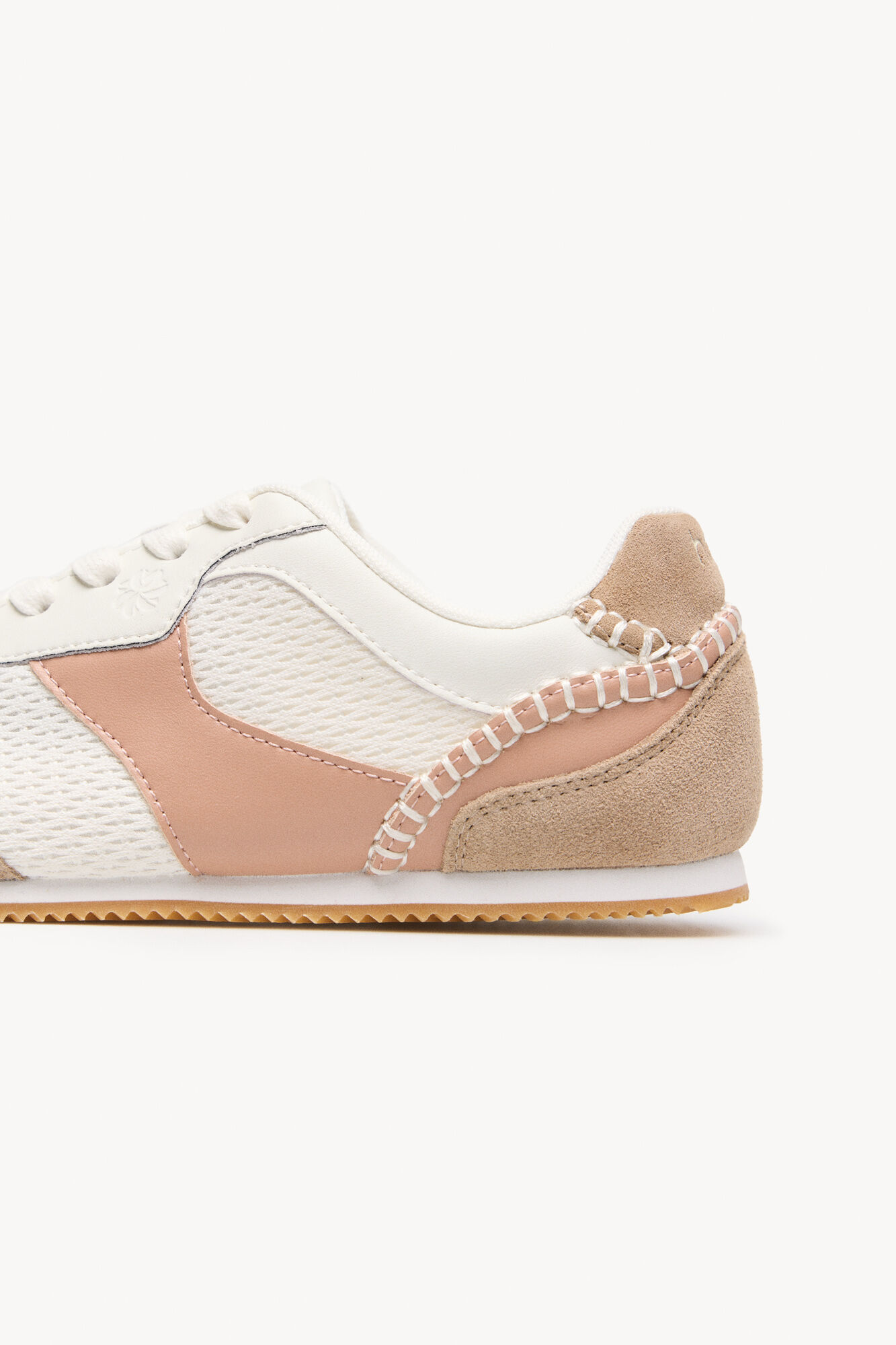 Hoss Intropia Split leather sneaker Mia Pink