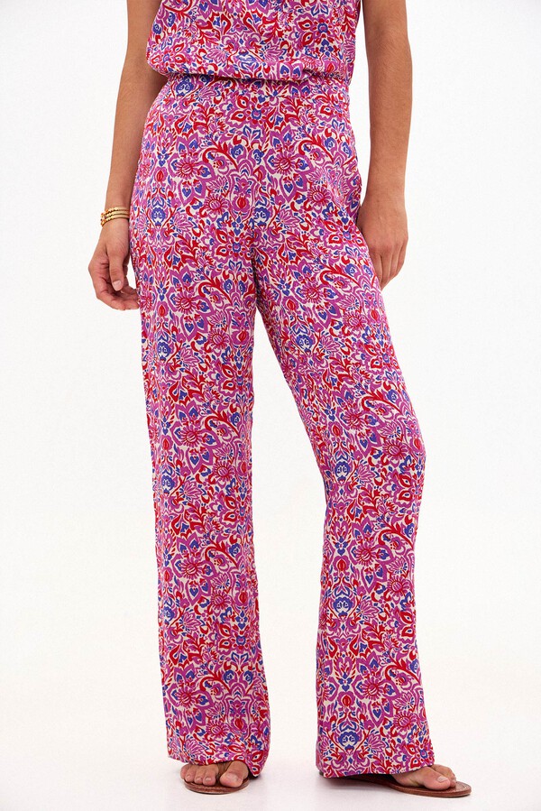 Hoss Intropia Pandra. Jacquard trousers with print Several