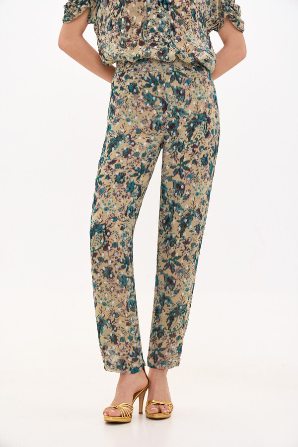 Hoss Intropia Piper. Jacquard trousers with print Several