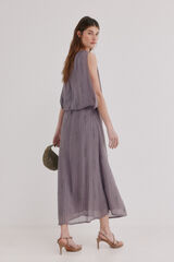 Hoss Intropia Alejandra. Vestido bordado Lila