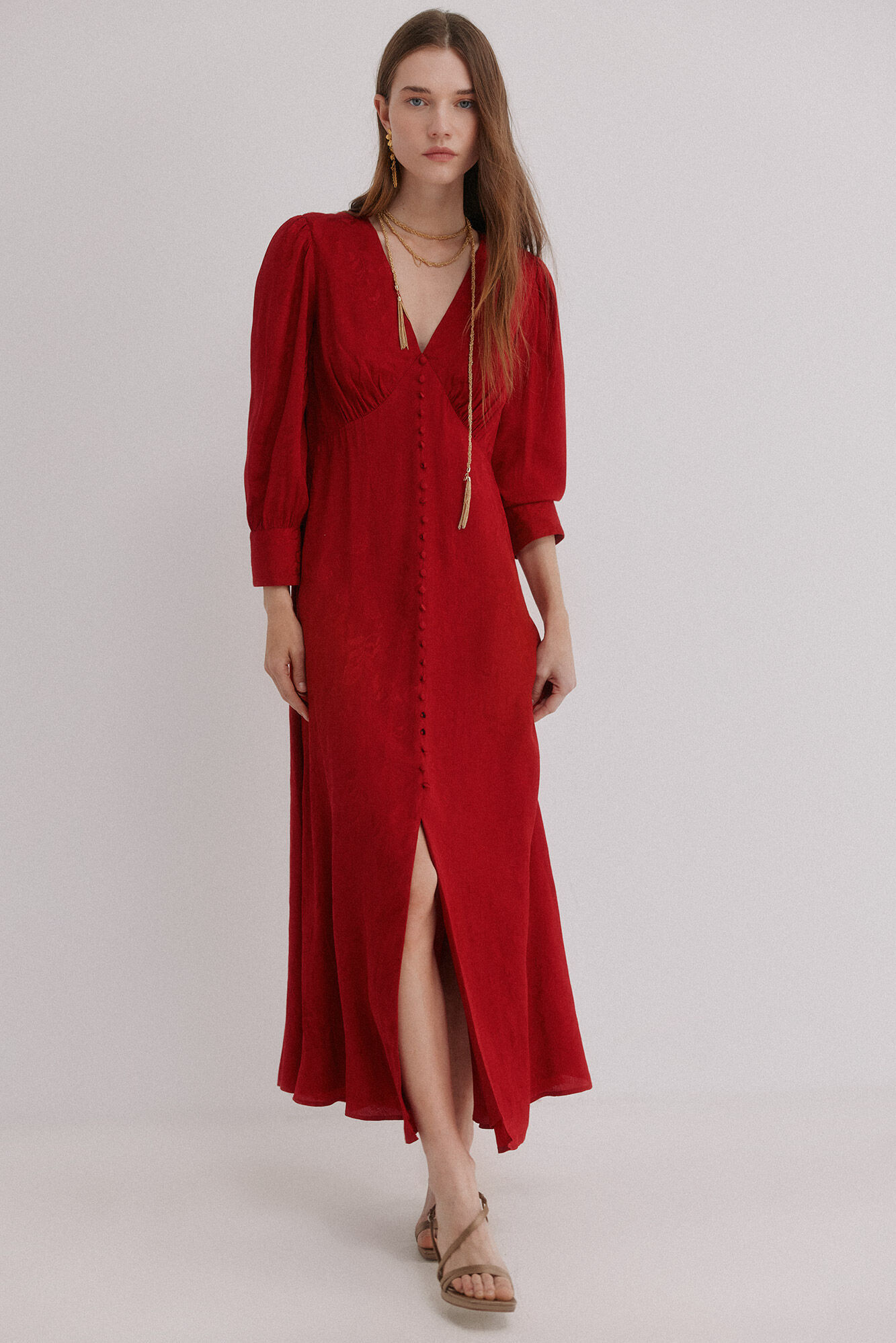Hoss Intropia Alicia. Vestido tejido jacquard