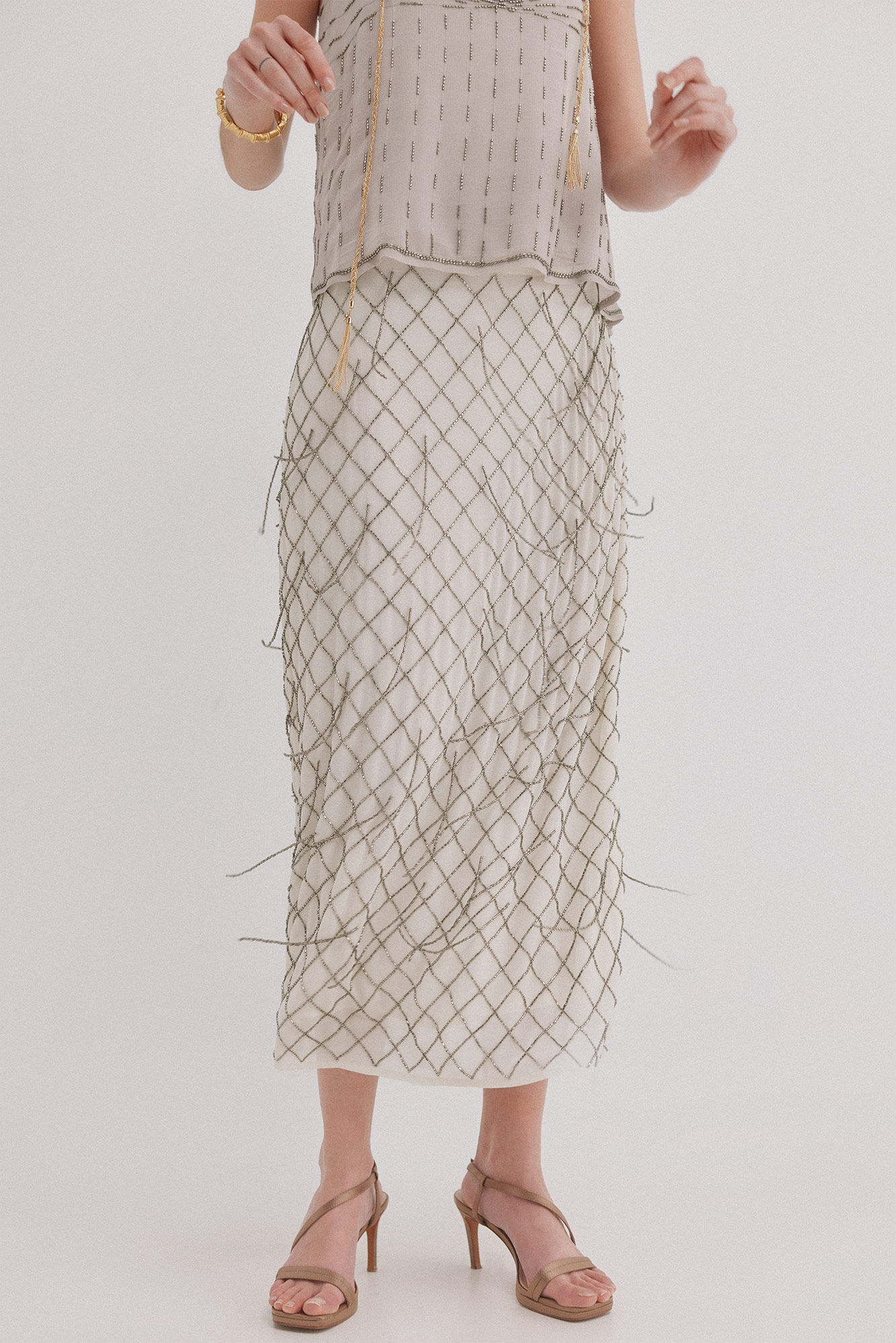 Hoss Intropia Ren&eacute;e. Falda bordada