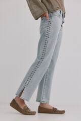 Hoss Intropia Brigitte. Vaqueros bordados Gris