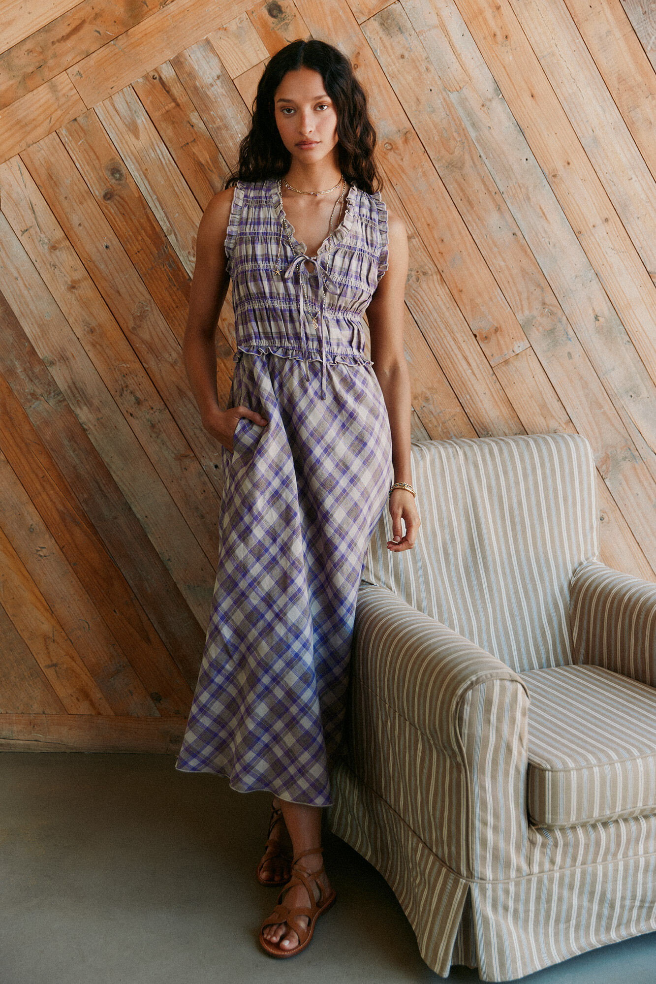 Hoss Intropia Ashley. Vestido cuadros