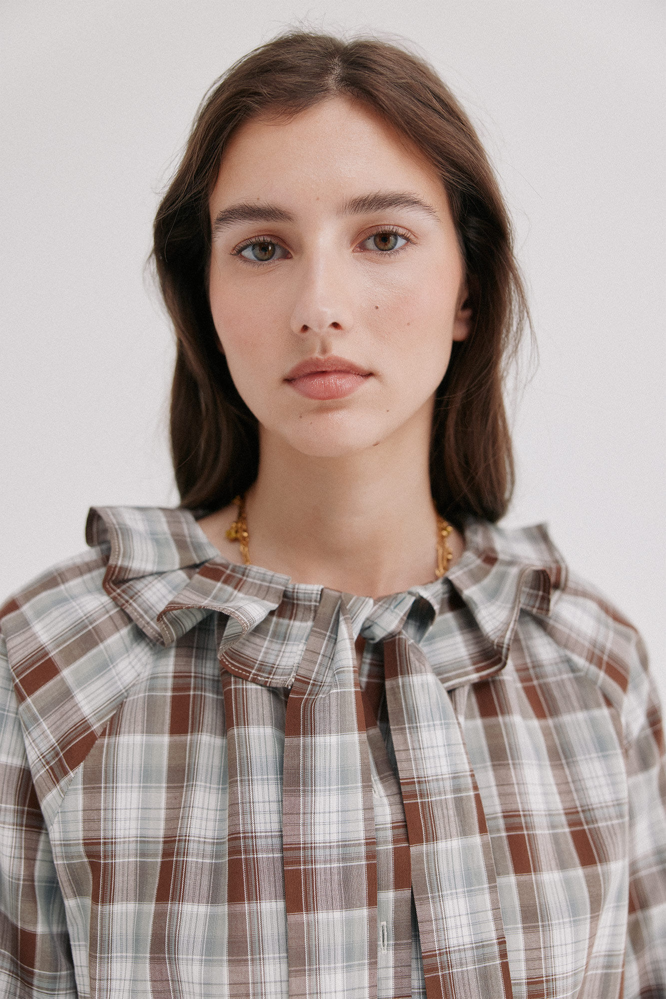 Hoss Intropia Celsa.Blusa cuadros