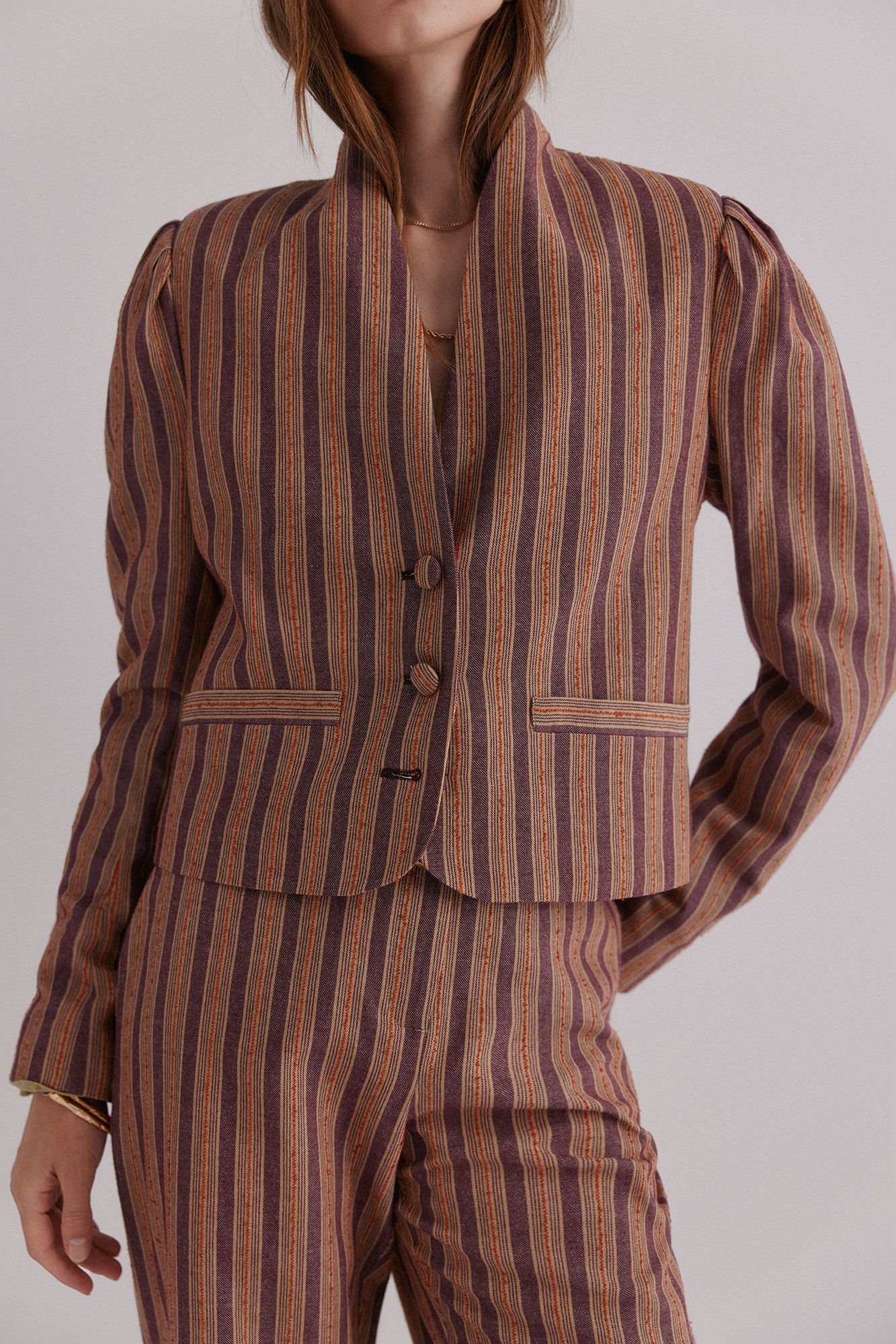 Hoss Intropia Edena. Chaqueta a rayas