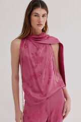 Hoss Intropia Celine. Blusa jacquard Rosa