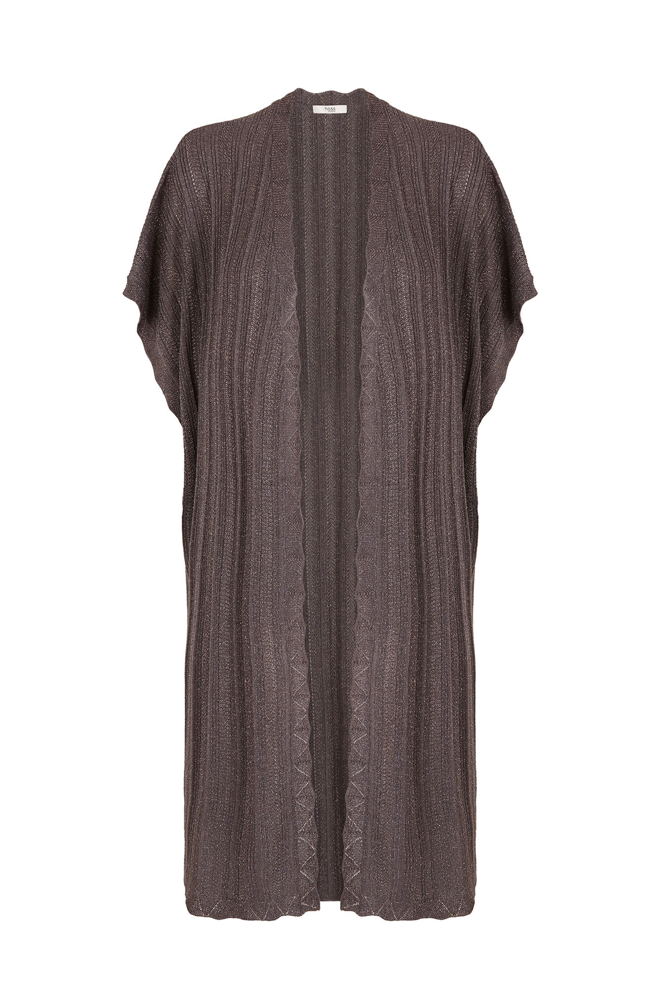 Hoss Intropia Irina. Kimono de tricot Gris