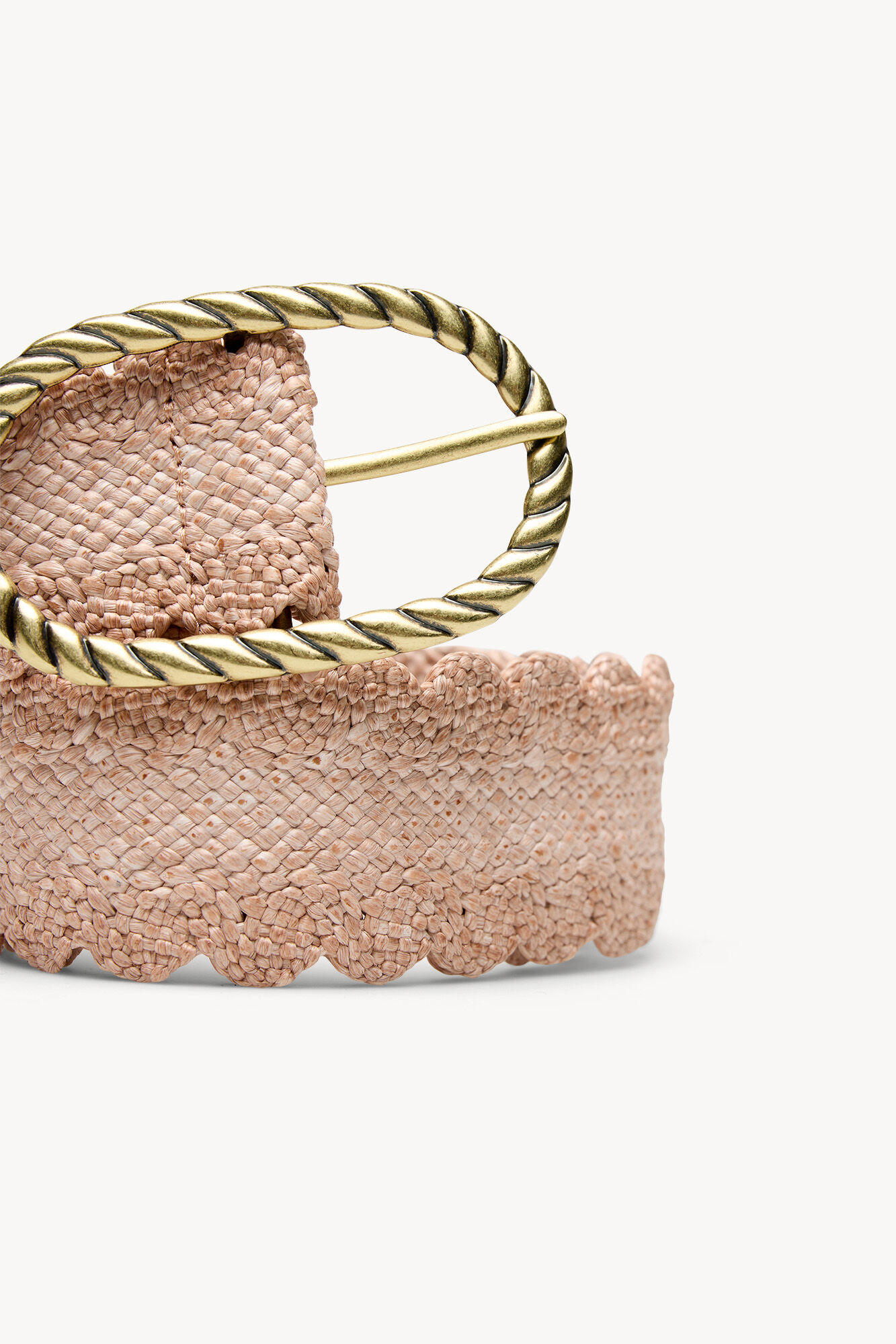 Hoss Intropia Lauren. Cintur&oacute;n rafia