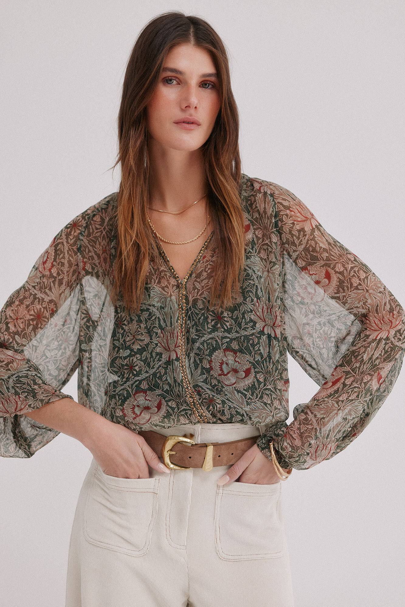 Hoss Intropia Carolina. Blusa estampada