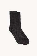 Hoss Intropia Naima. Calcetines lurex Negro