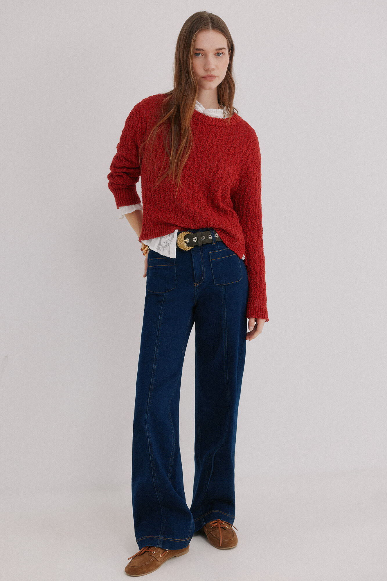 Hoss Intropia Bimba. Vaqueros wide leg