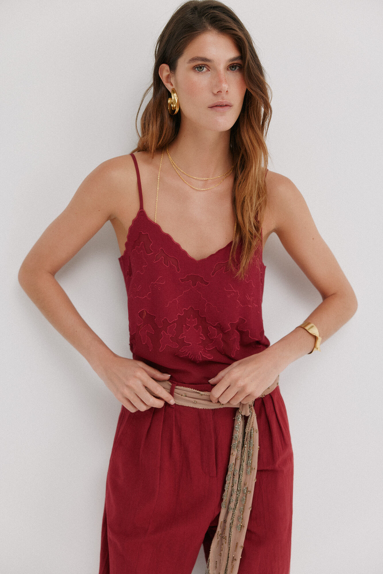 Hoss Intropia Gabriela. Vest top Pink