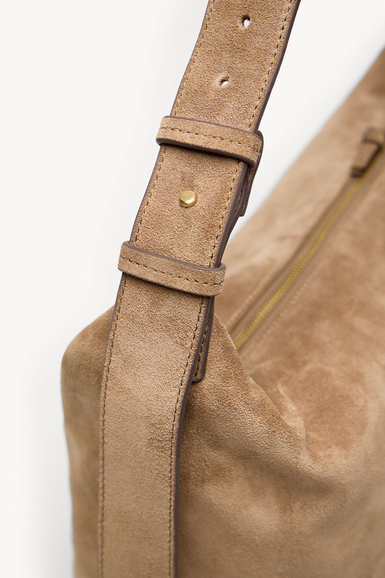 Hoss Intropia Natalia. Suede split leather Brown