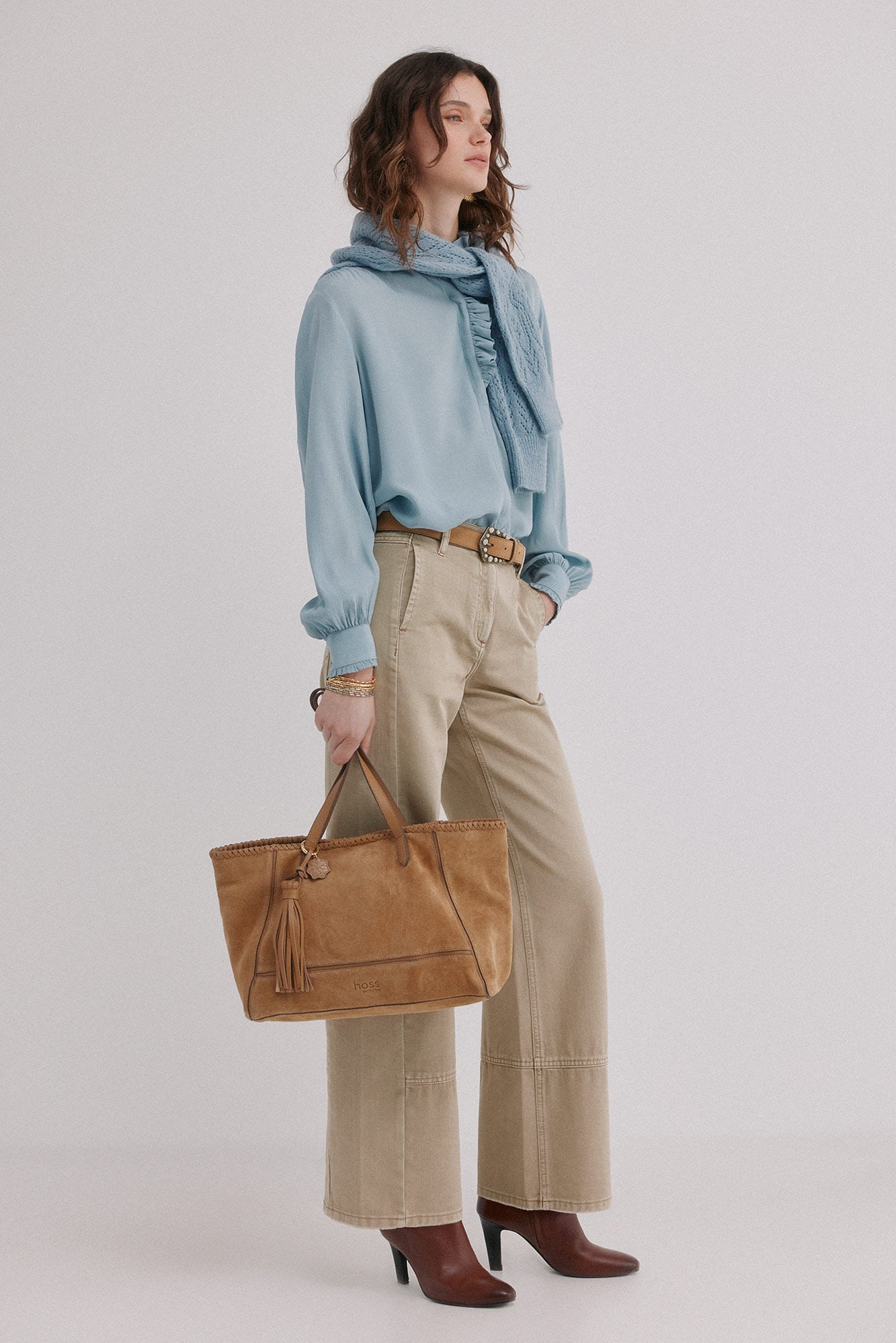 Hoss Intropia Natalia. Bolso serraje