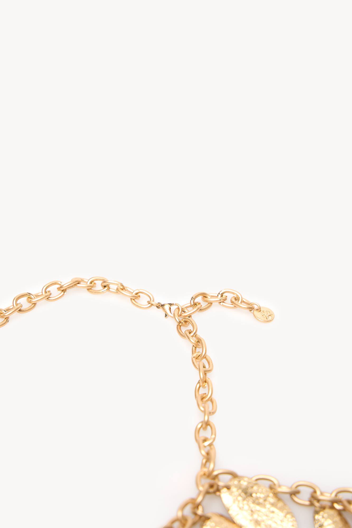 Hoss Intropia Lucy. Gold-plated link necklace Gold