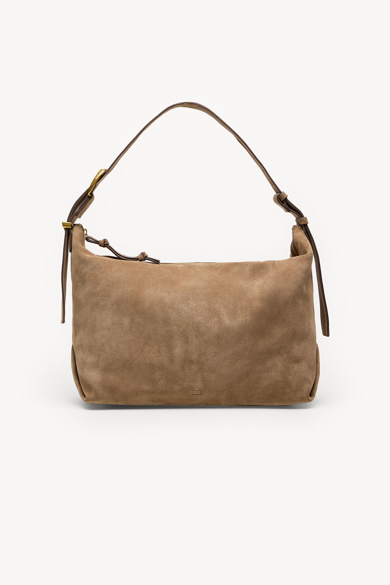 Hoss Intropia Natalia. Suede split leather Brown