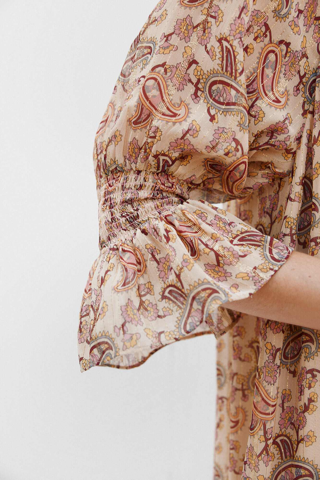 Hoss Intropia Lidia. Vestido com estampado paisley Multicolorido