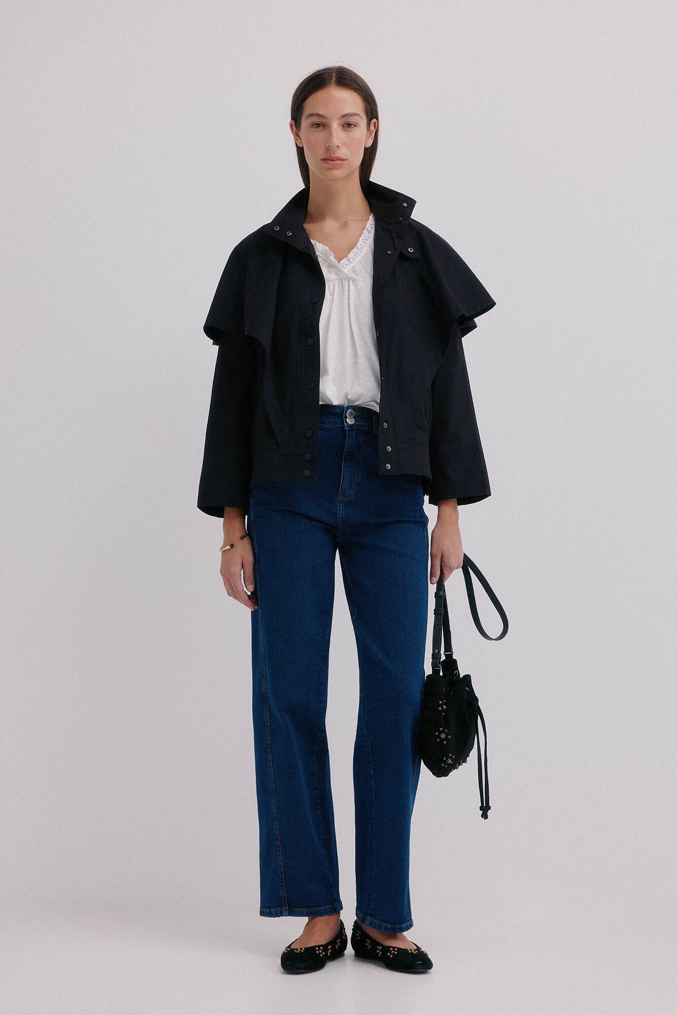 Hoss Intropia Marina. Camiseta bordada