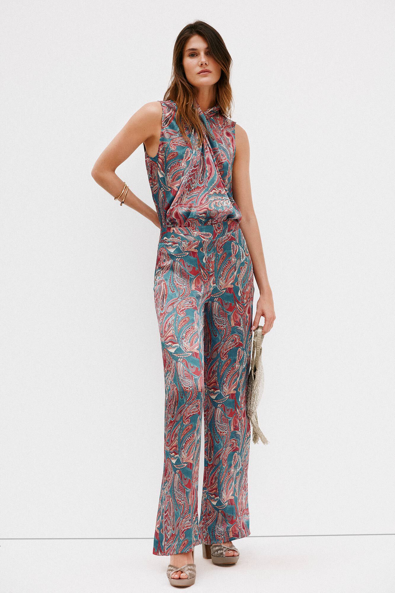 Hoss Intropia Gadea. Top halter estampado