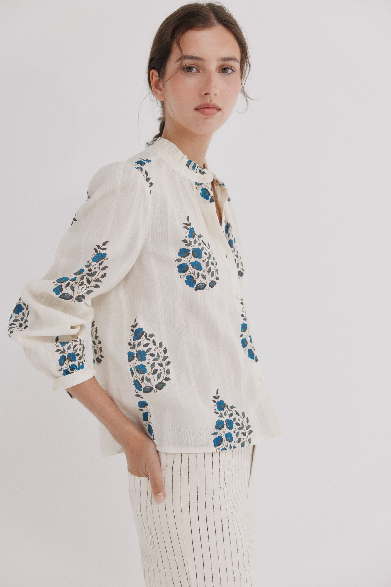 Hoss Intropia Blusa estampada Chanel