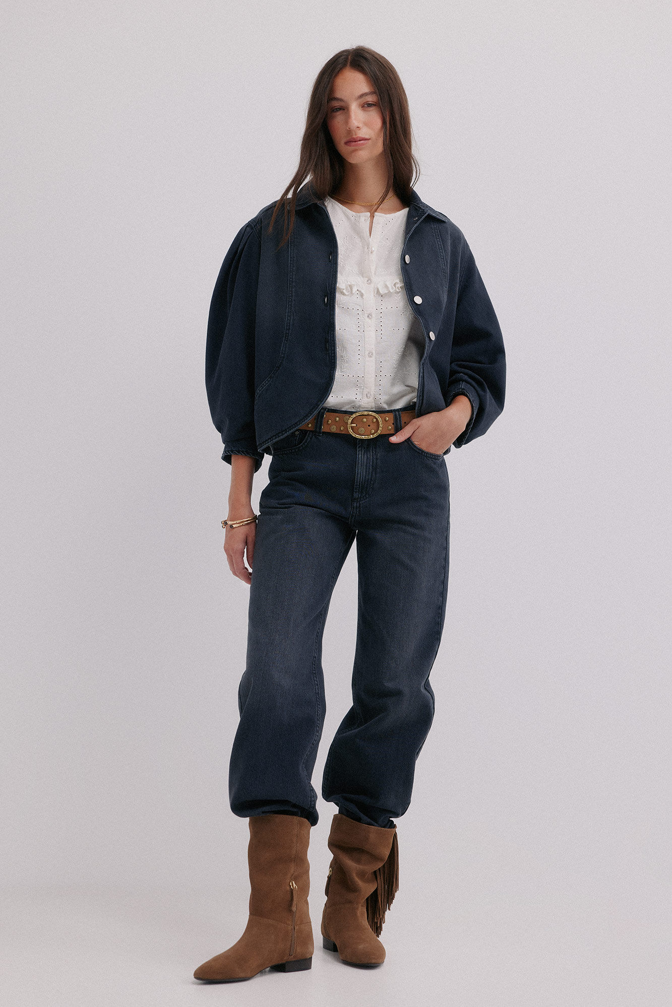 Hoss Intropia Celia. Blusa rom&acirc;ntica