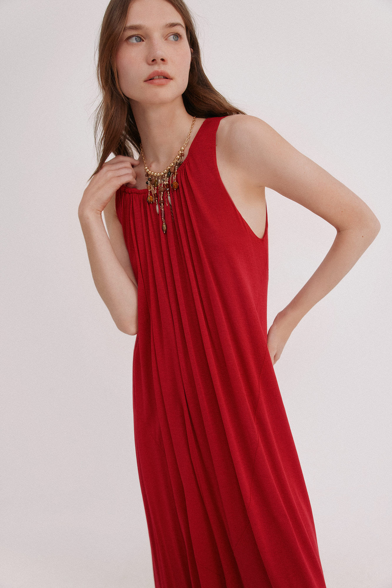 Hoss Intropia Arlet. Long dress Red