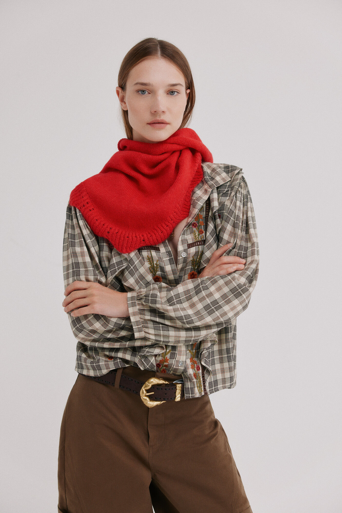 Hoss Intropia Lily. Chal de punto con ondas
