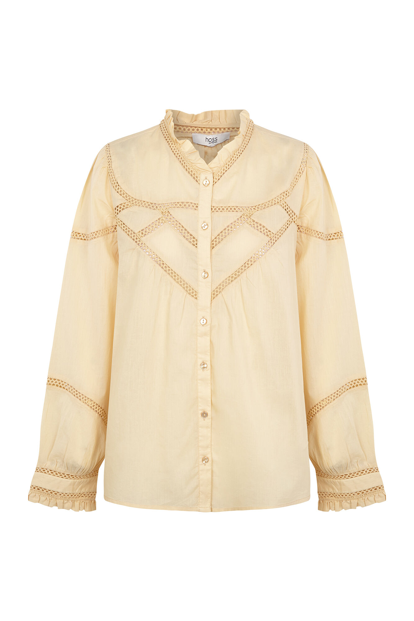 Hoss Intropia Romantic blouse Chiara Yellow