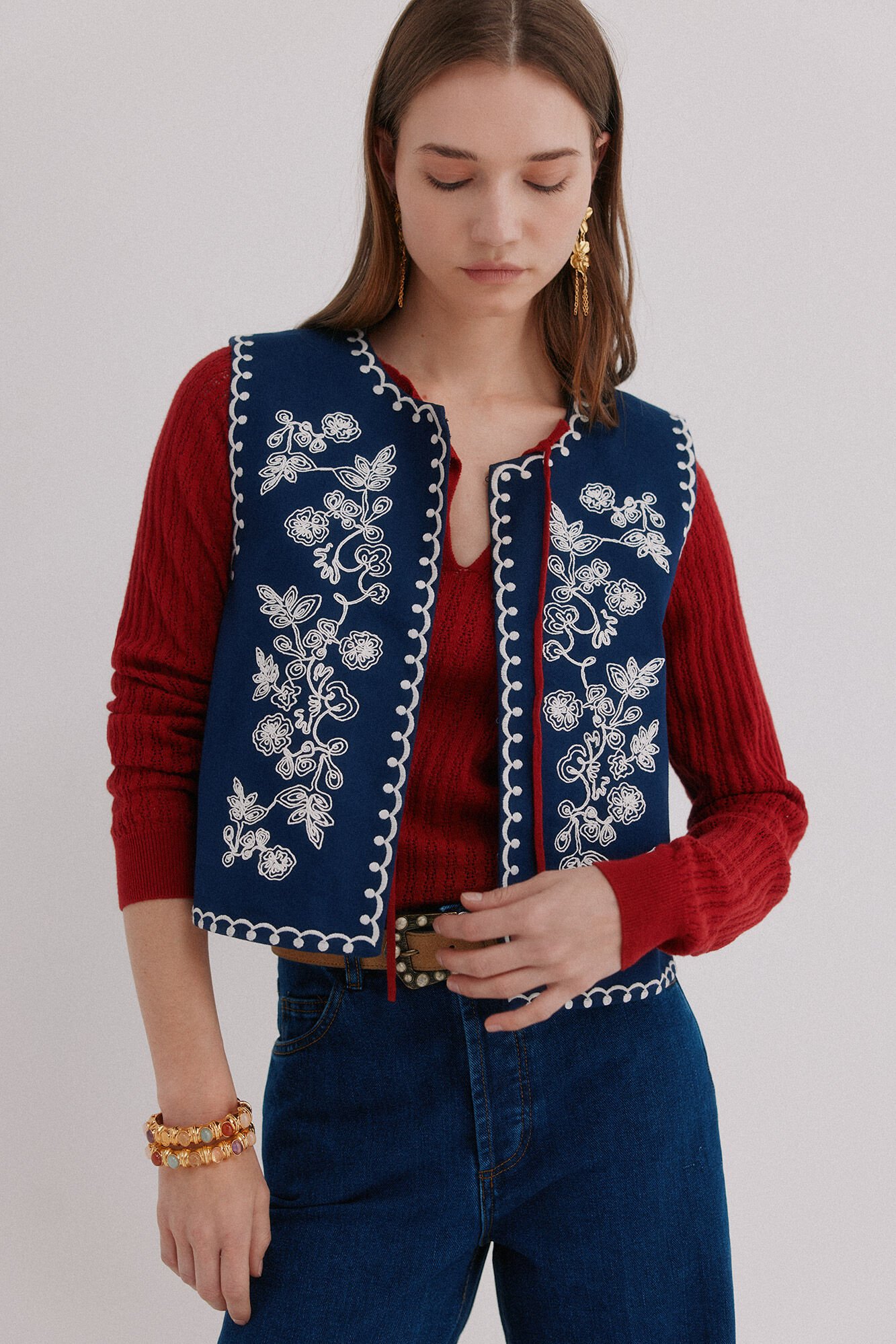 Hoss Intropia Edurne. Chaleco denim