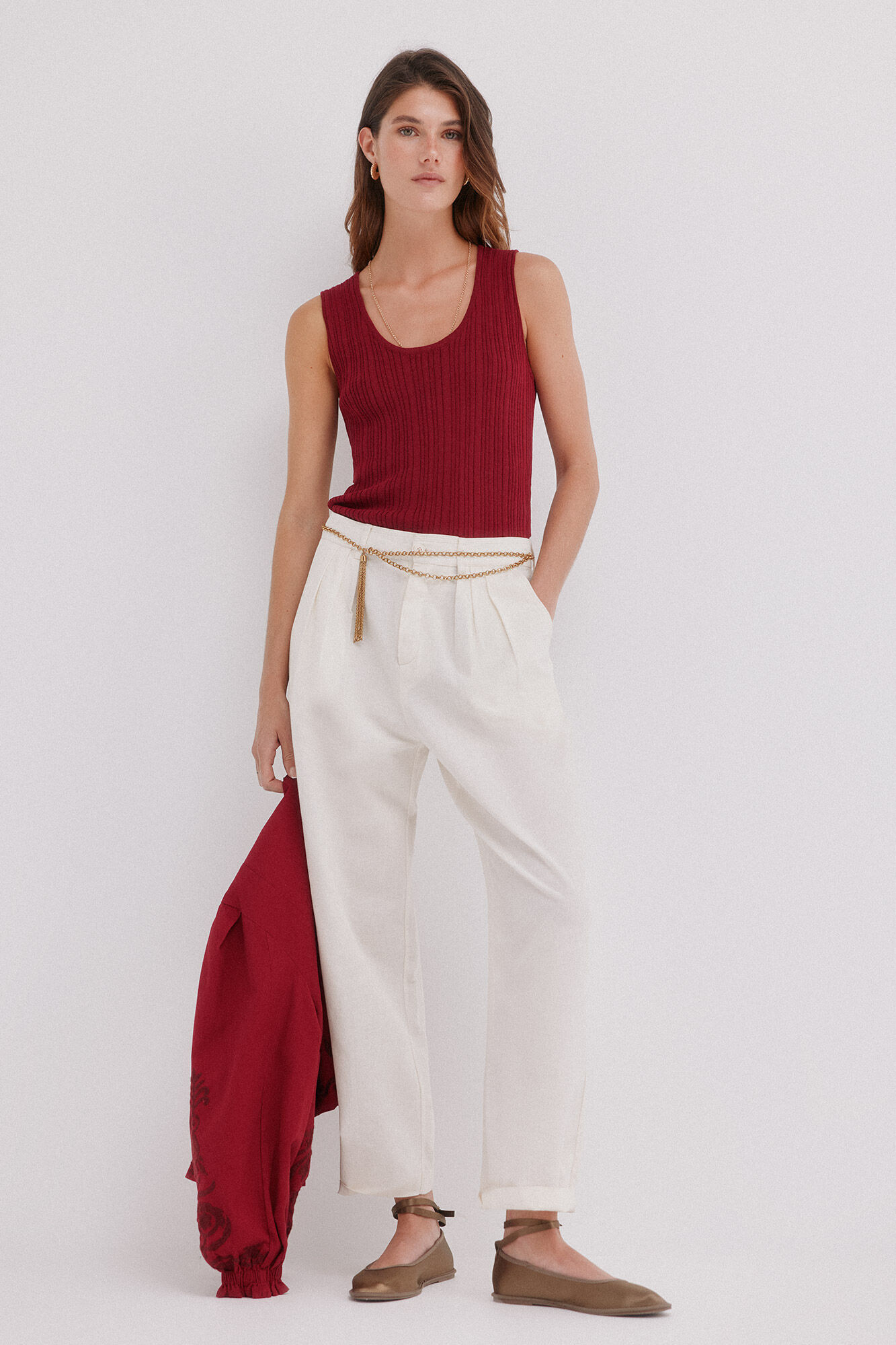 Hoss Intropia Nieves. Top de tirantes