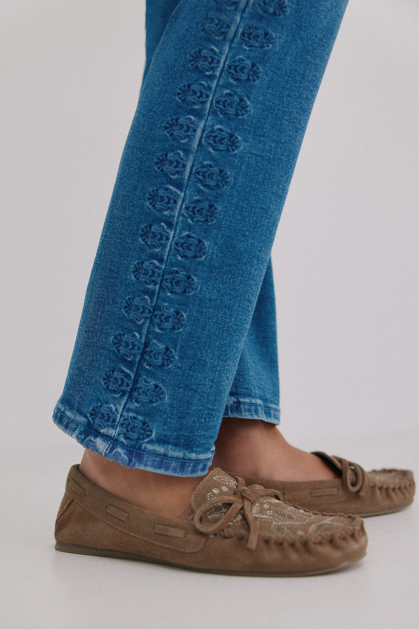Hoss Intropia Bernadete. Cal&ccedil;a jeans bootcut Azul