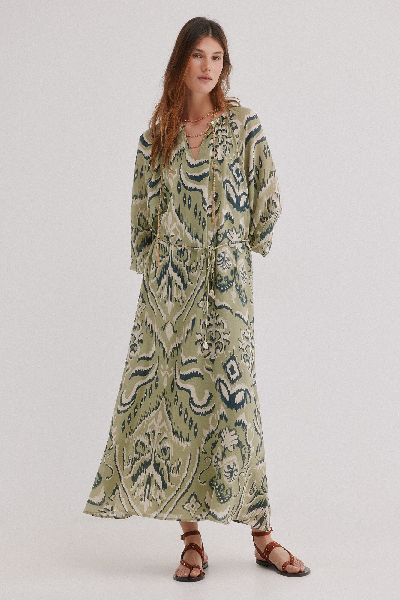 Hoss Intropia Amina. Vestido comprido estampado