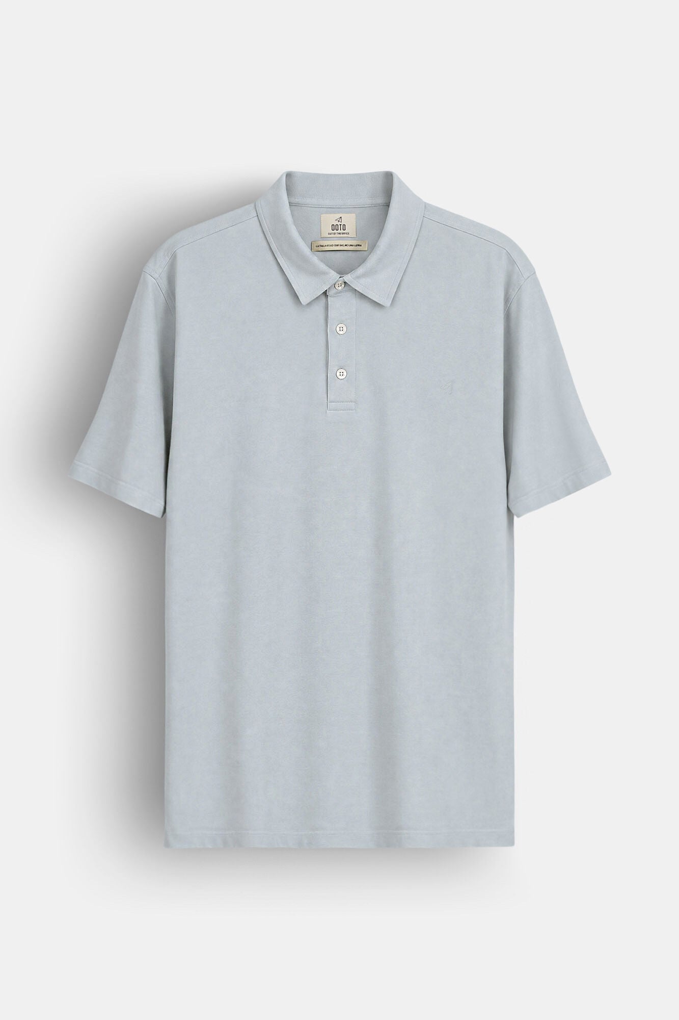 OOTO Polo single jersey Azul